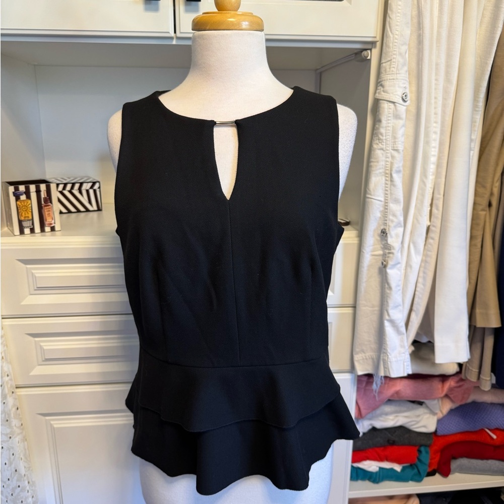 Elegant Black Sleeveless Top